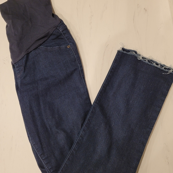 a.glow Bootcut Full Band Maternity Jeans - Picture 2 of 3